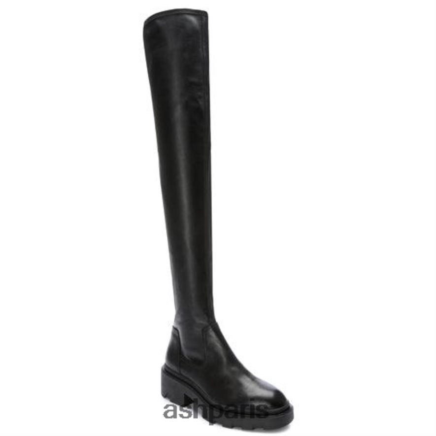 femmes ASH noir botte au-dessus du genou stretch sophistiquée de manny s 6H8D0090